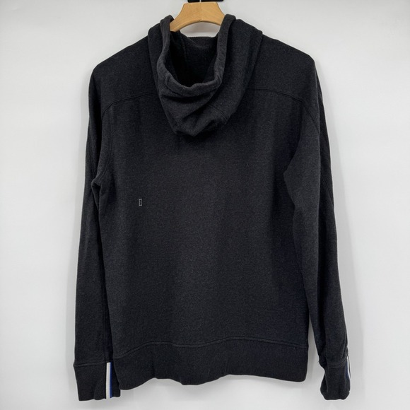 Kit Ace Zip Up Hoodie Sweatshirt Jacket Men's Size Small Charcoal Gray - Picture 2 of 8